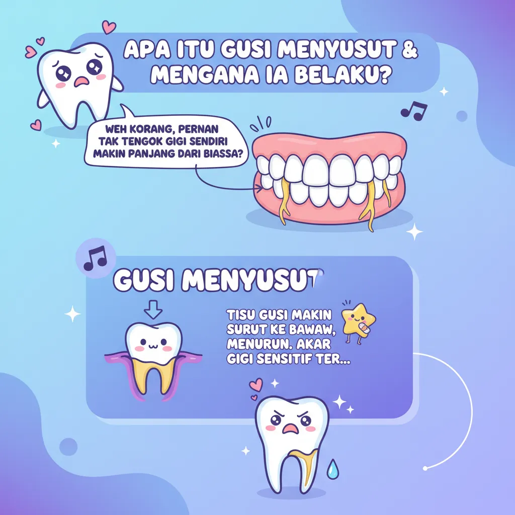 Apa Itu Gusi Menyusut dan Mengapa Ia Berlaku?