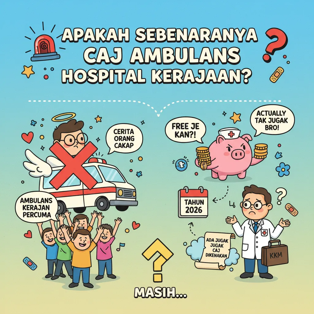 Apakah Sebenarnya Caj Ambulans Hospital Kerajaan?
