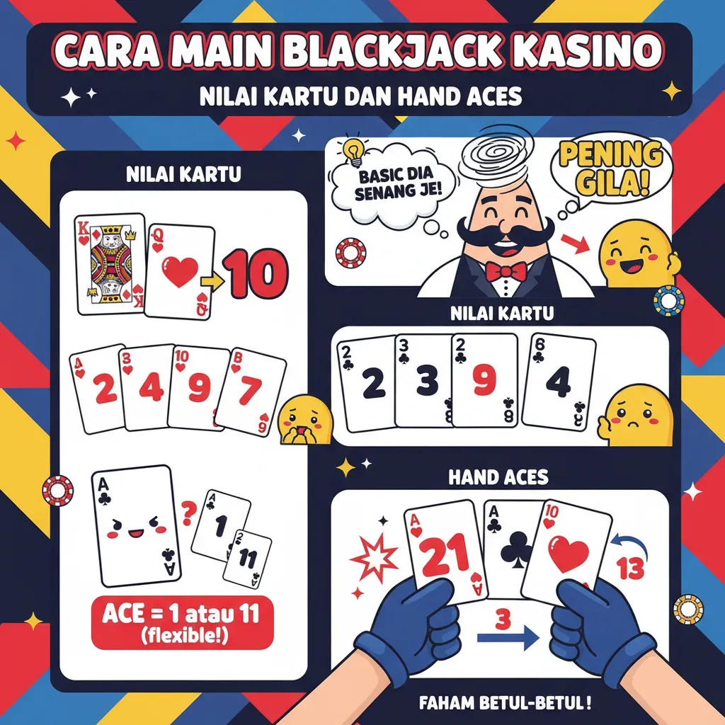 Cara Main Blackjack Kasino: Nilai Kartu dan Hand Aces