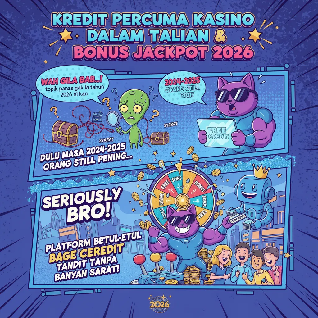Kredit Percuma Kasino Dalam Talian & Bonus Jackpot 2026
