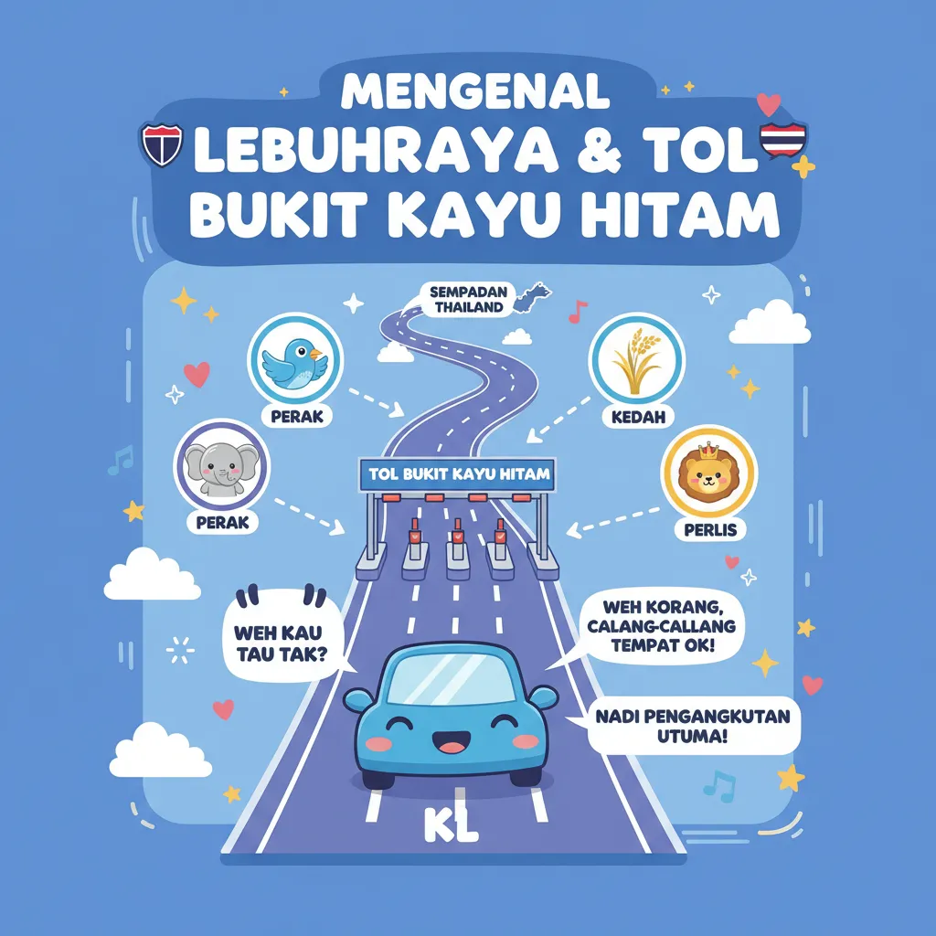 Mengenal Lebuhraya dan Tol Bukit Kayu Hitam