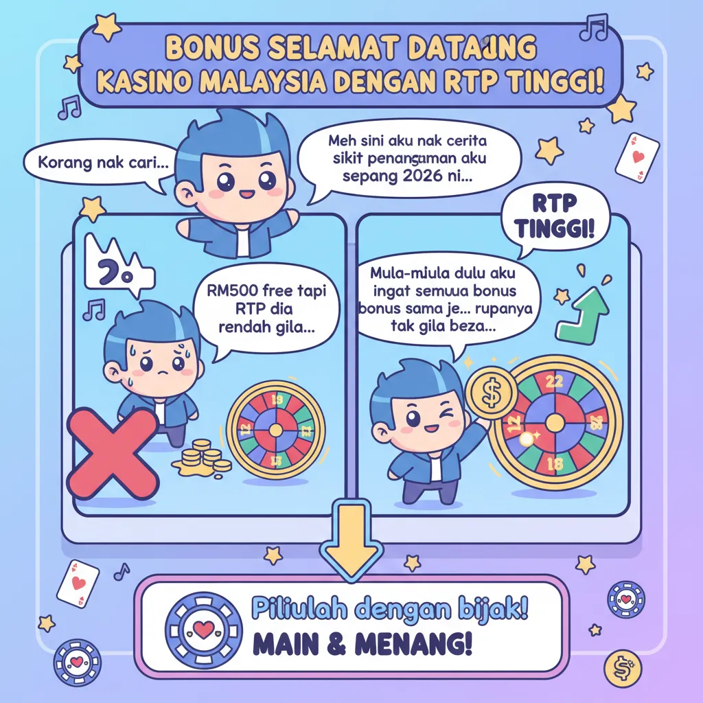 Panduan Bonus Selamat Datang Kasino Malaysia dengan RTP Tinggi