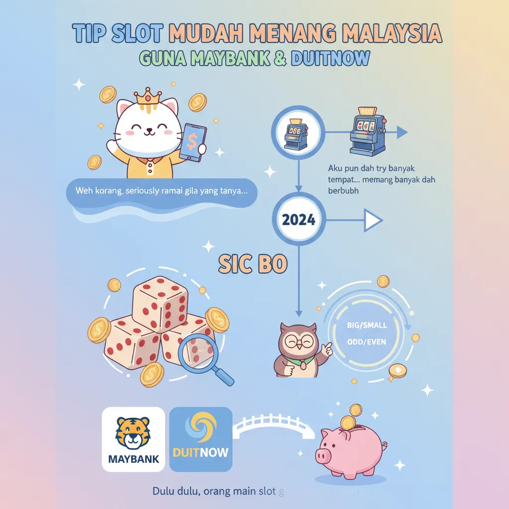 Tip Slot Mudah Menang Malaysia Guna Maybank & DuitNow