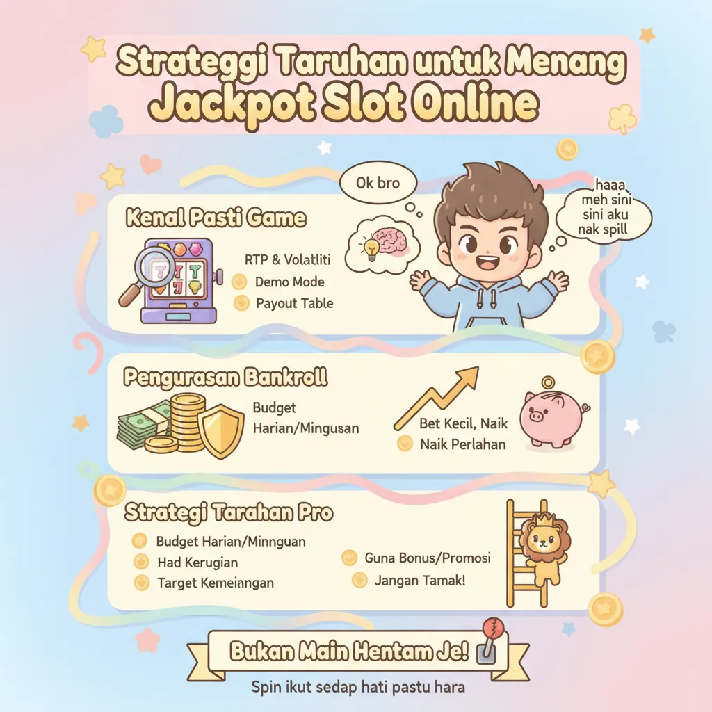 Strategi Taruhan untuk Menang Jackpot Slot Online