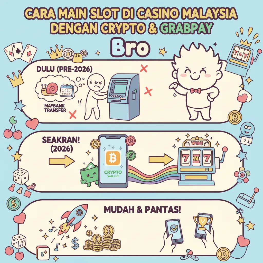 Cara Main Slot di Casino Malaysia dengan Crypto & GrabPay