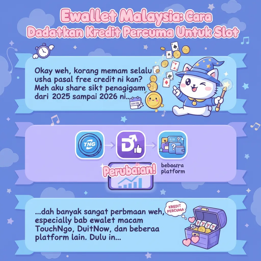 Ewallet Malaysia: Cara Dapatkan Kredit Percuma Untuk Slot