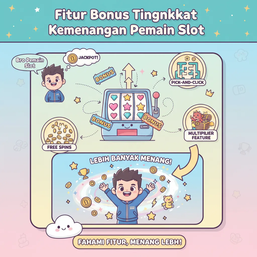 Fitur Bonus Tingkatkan Kemenangan Pemain Slot