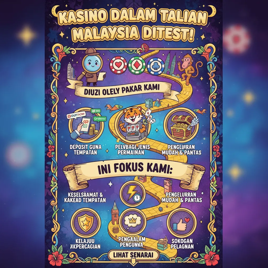 Kriteria Pemilihan dan Penilaian Kasino Dalam Talian Terbaik di Malaysia