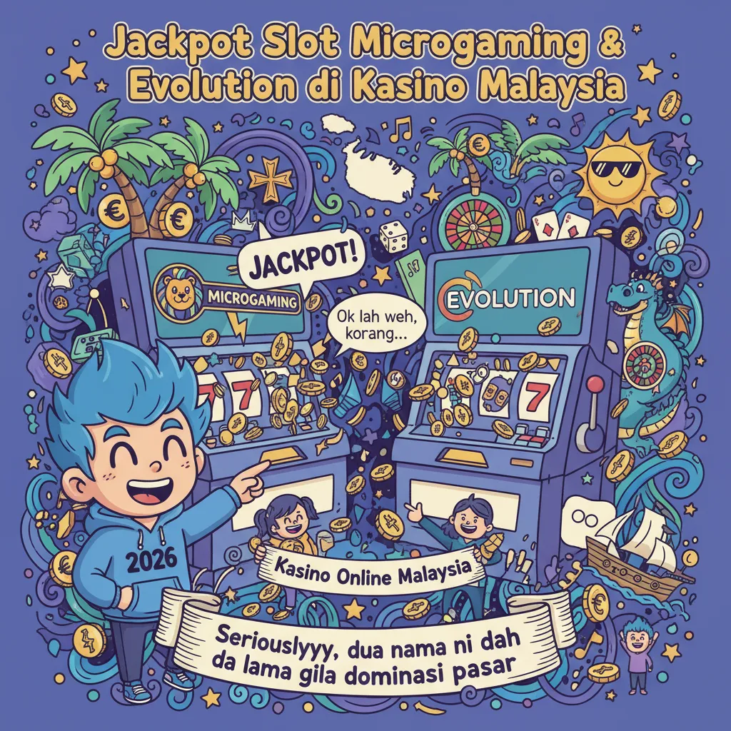 Jackpot Slot Microgaming & Evolution di Kasino Malaysia
