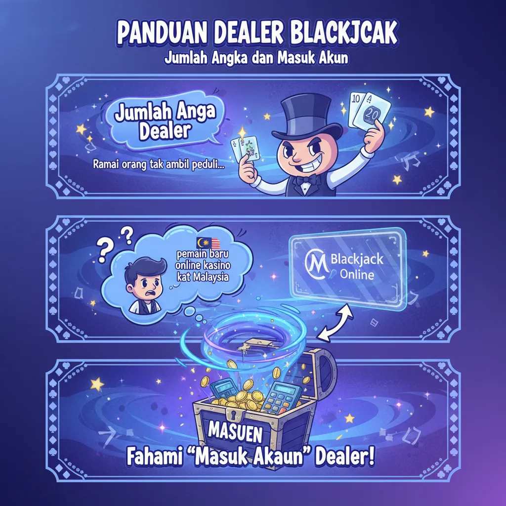Panduan Dealer Blackjack: Jumlah Angka dan Masuk Akun