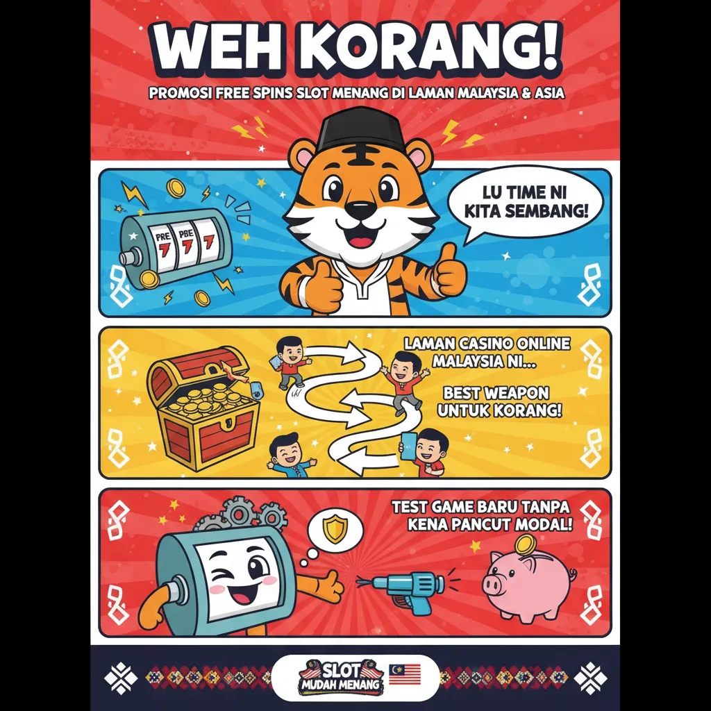 Promosi Free Spins Slot Menang di Laman Malaysia & Asia
