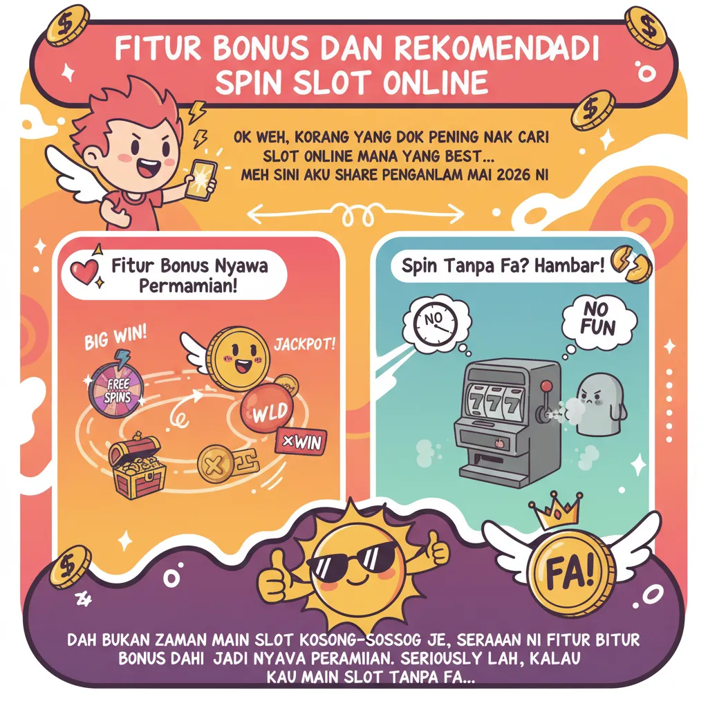 Fitur Bonus dan Rekomendasi Spin Slot Online